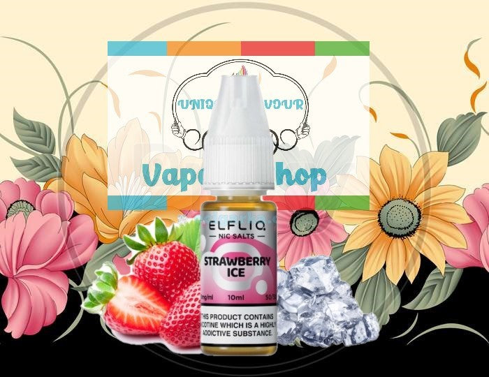 Elfliq- Strawberry Ice Nic Salts 10ml