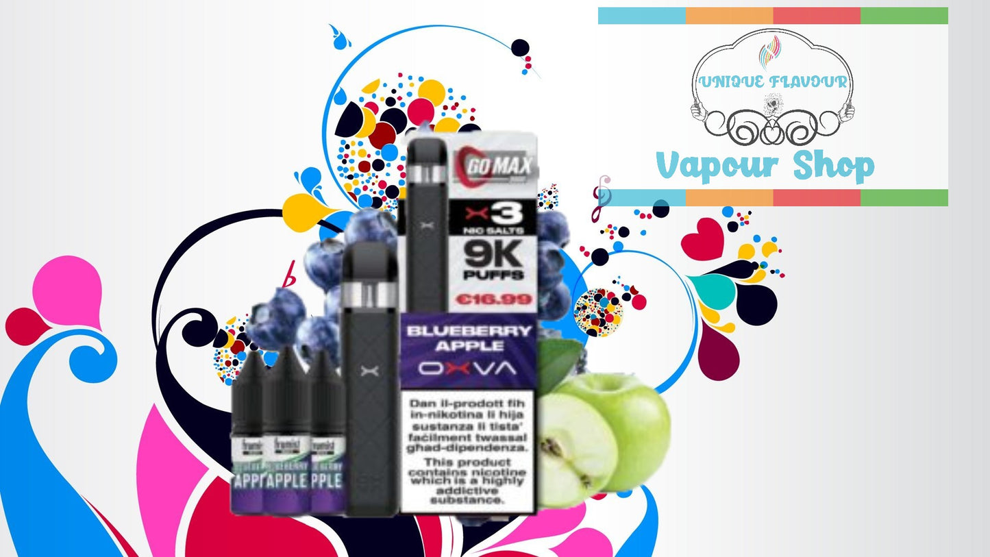 Frumist GoMax 9k Puffs – Blueberry Apple