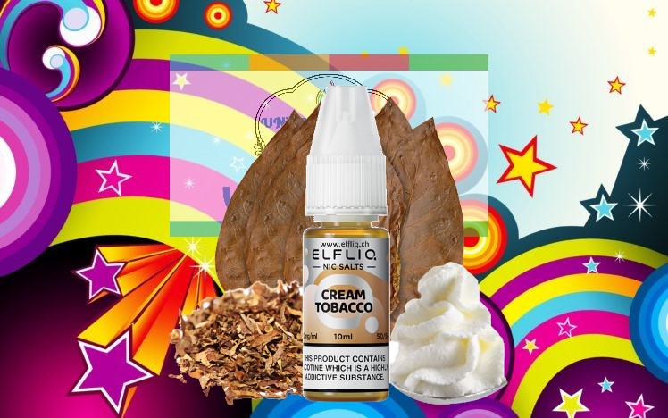 ELFLIQ- Cream Tobacco Nic Salt 10ml