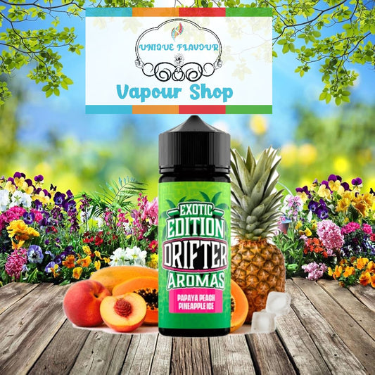 Drifter Exotic Papaya Peach Pineapple Ice Longfill 24ml