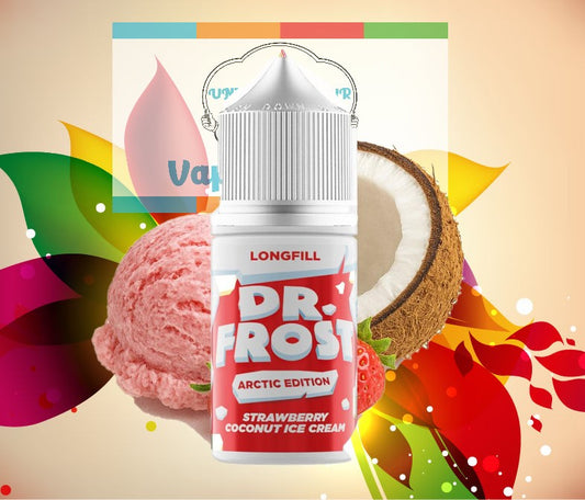 Dr Frost -Strawberry Coconut Ice Cream 6ml/30ml Flavorshot-0mg