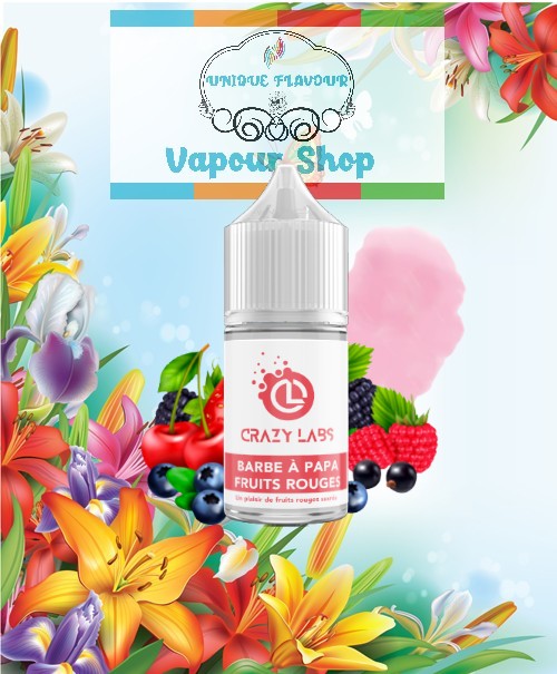 Crazy Labs-Concentrate -Red Fruits Cotton Candy - 30ML-0mg