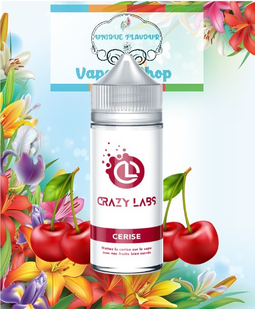 Crazy Labs-Cherry -Shortfill-0mg