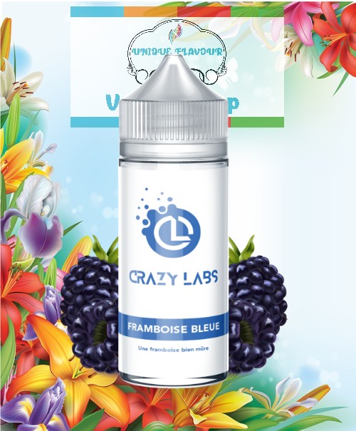 Crazy Labs-Blue Raspberry - Shortfill -0mg