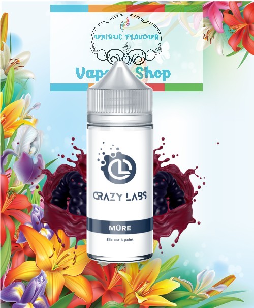 Crazy Labs-Blackberry - Shortfill -0mg