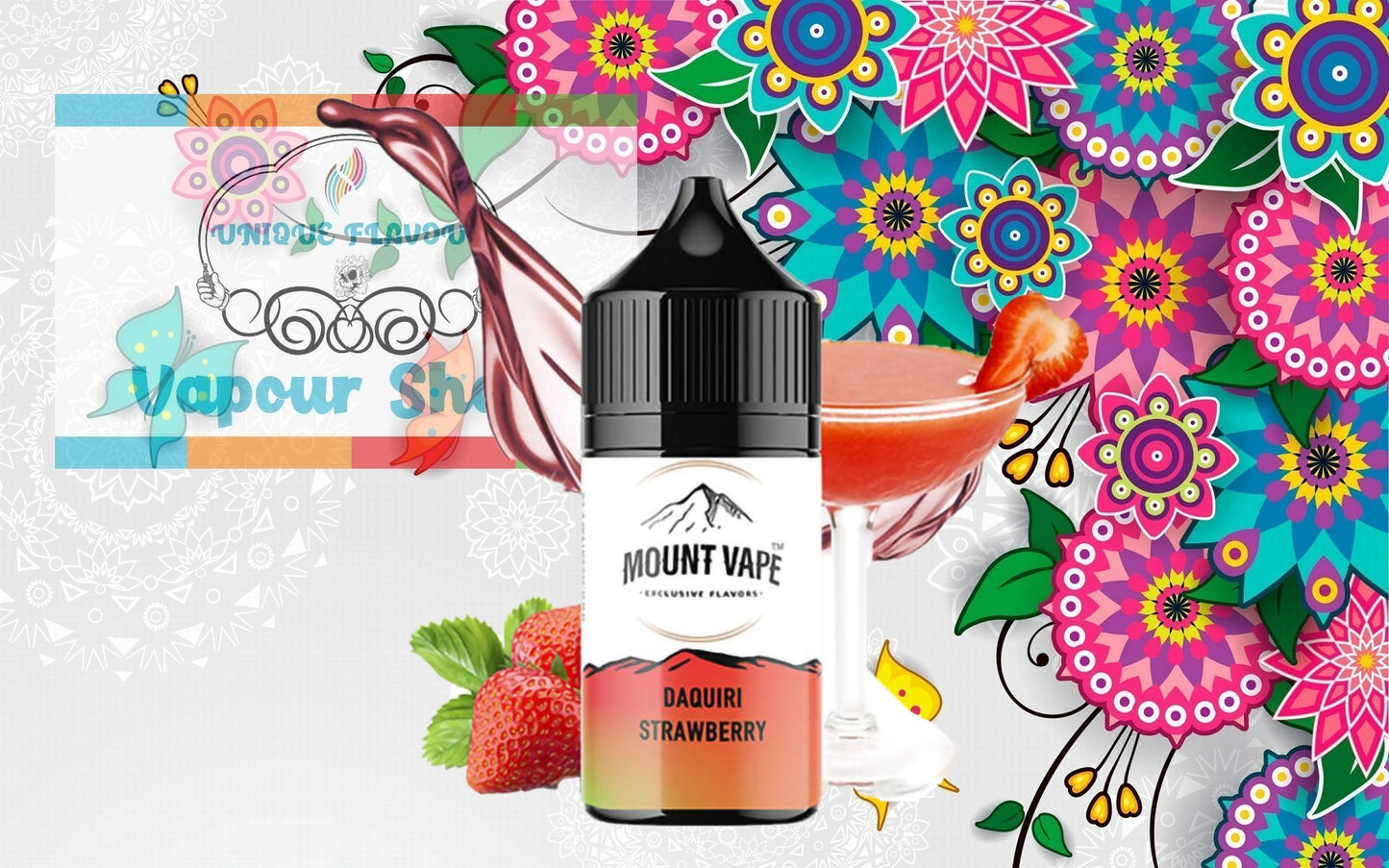 Mount Vape Daquiri Strawberry Flavor Shoot Longfill 10/30ml