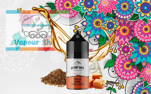 Mount Vape Tobacco Caramel Vanilla Cream Flavor Shoot Longfill 10/30ml