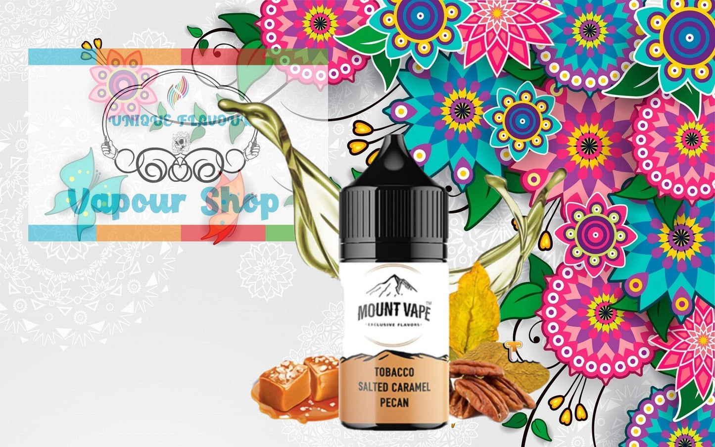 Mount Vape Tobacco Salted Caramel Pecan Flavor Shoot Longfill 10/30ml