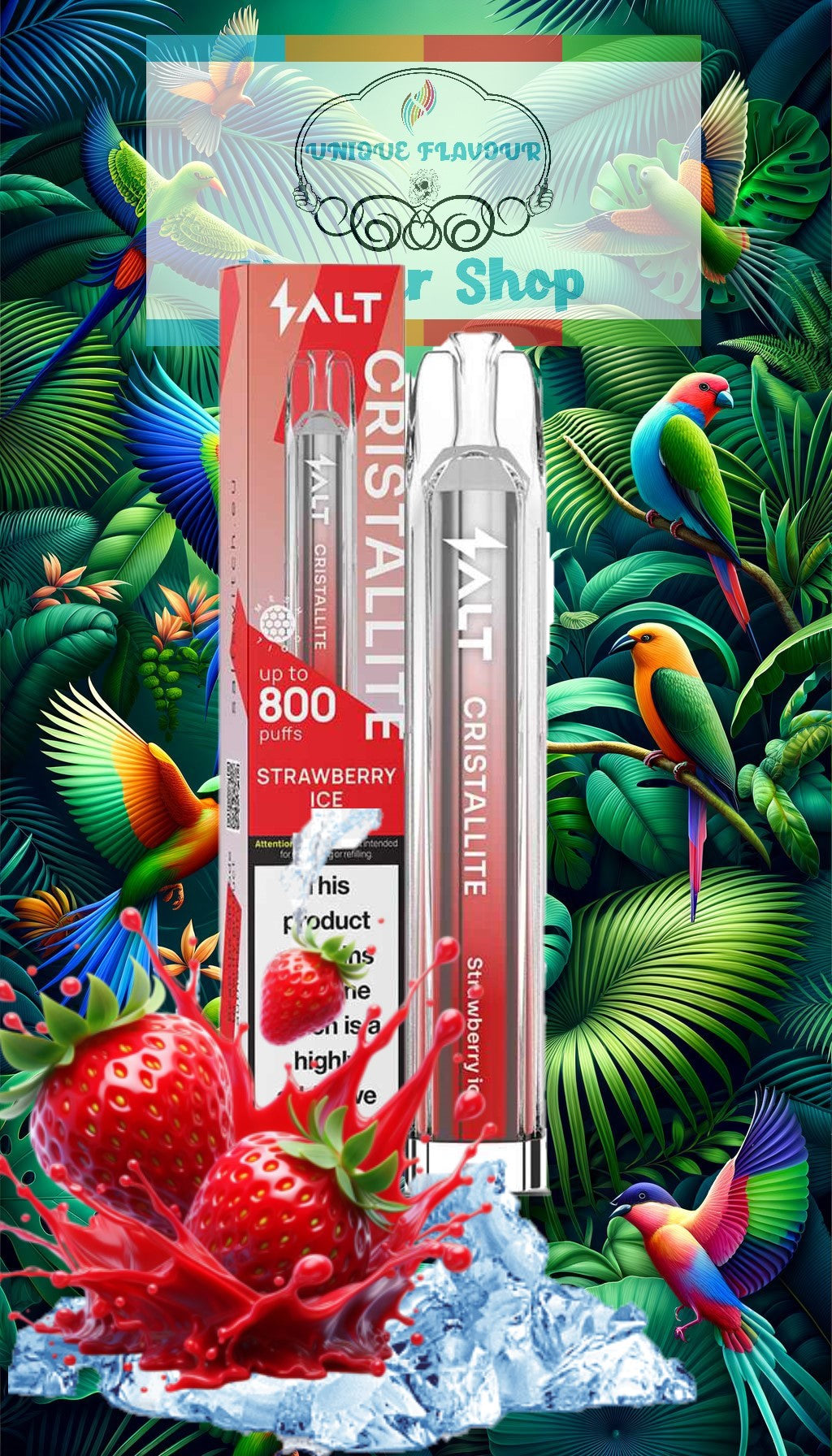 Salt Cristallite 800 puffs