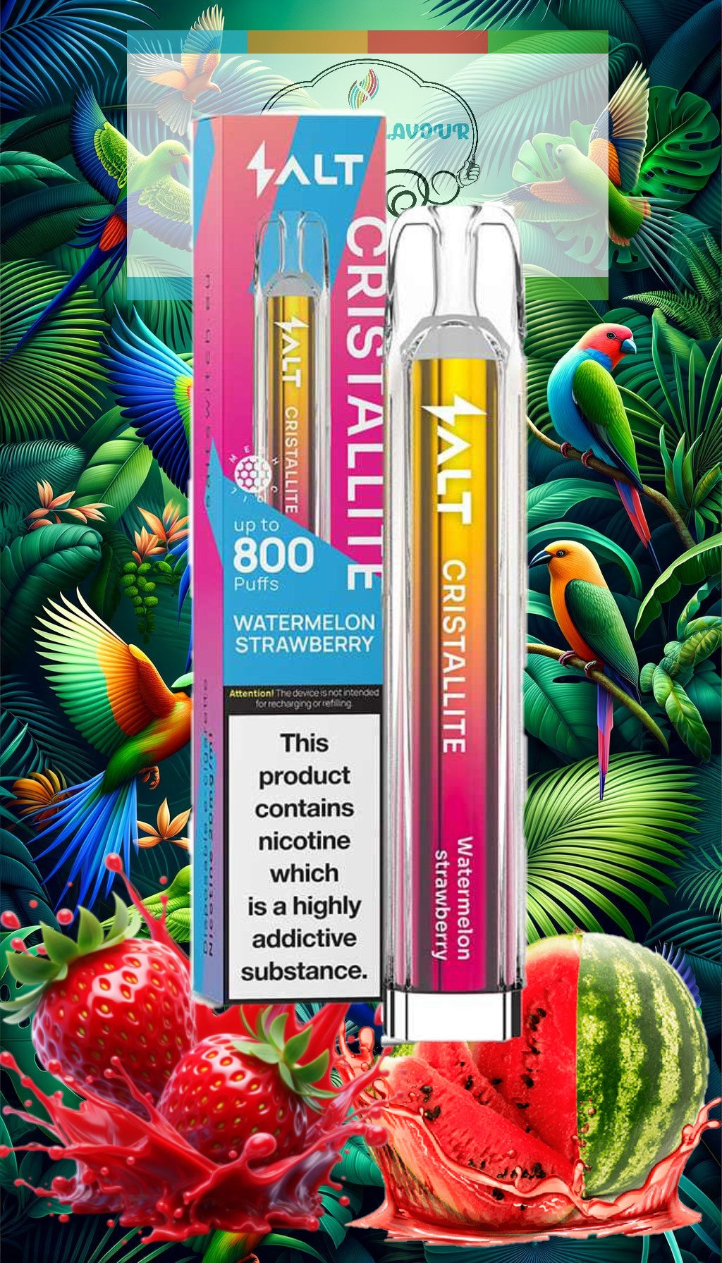 Salt Cristallite 800 puffs