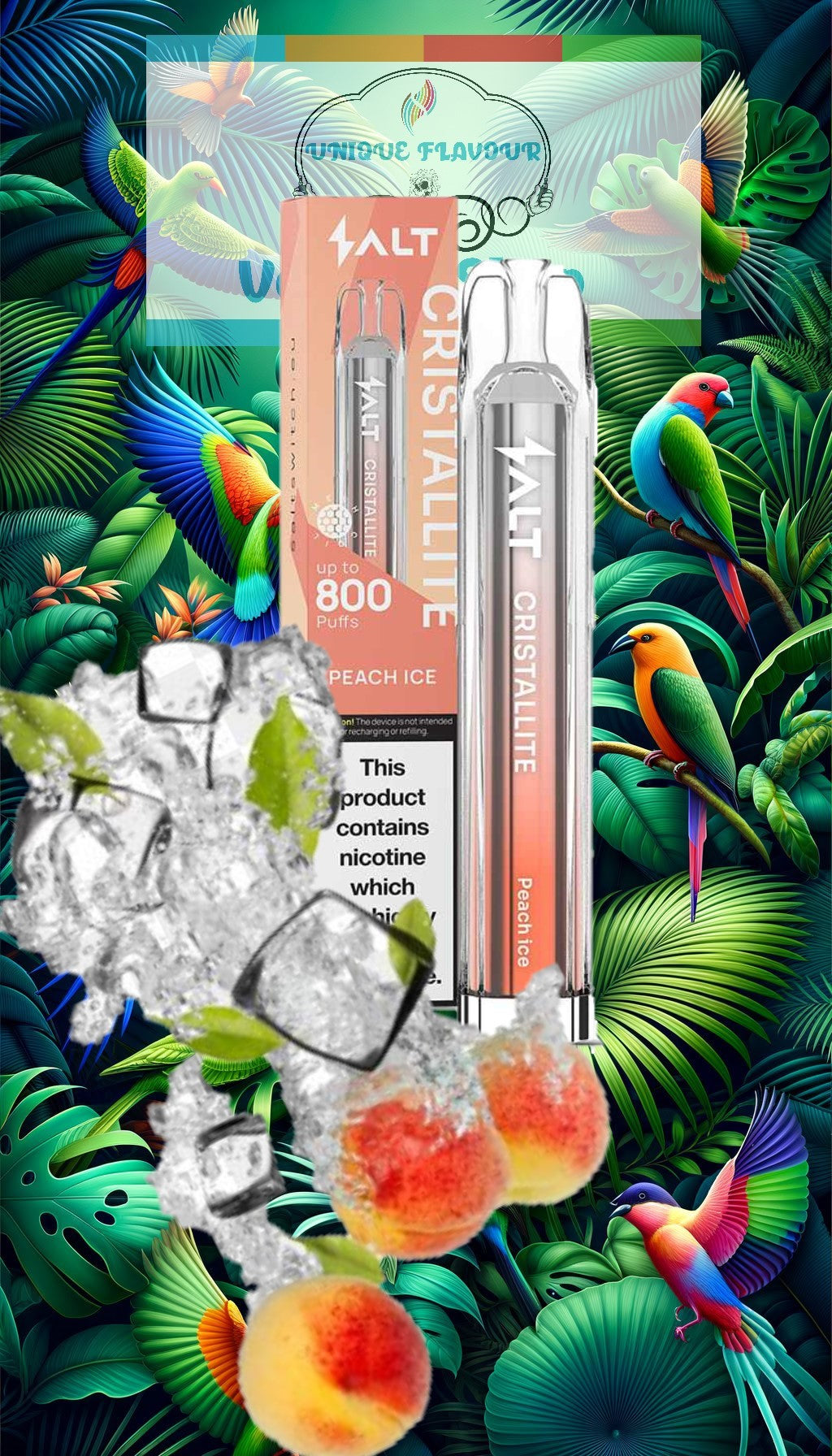 Salt Cristallite 800 puffs