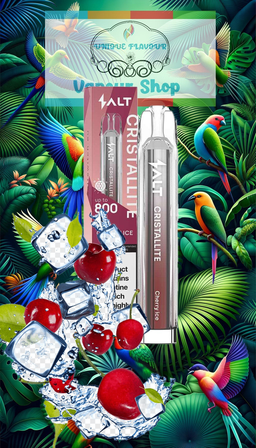 Salt Cristallite 800 puffs