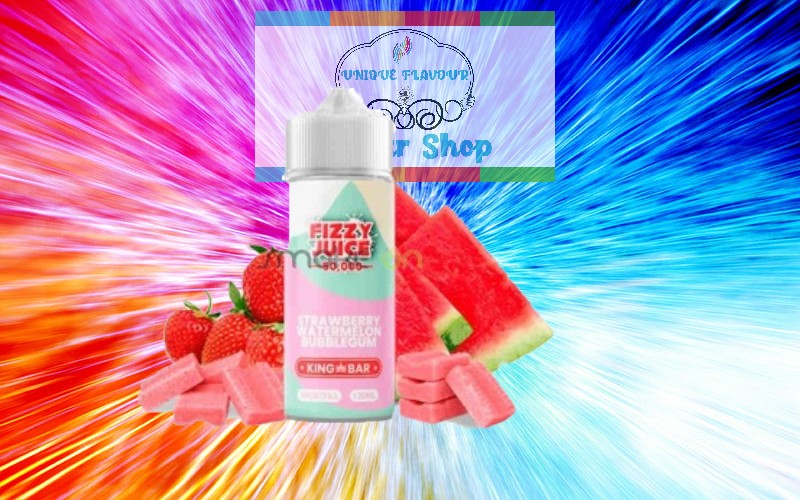 Fizzy Juice King Bar Strawberry Watermelon Bubblegum