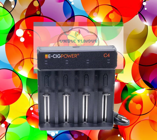 E-Cig Power - C4 USB-C LED Li-On Battery Charger