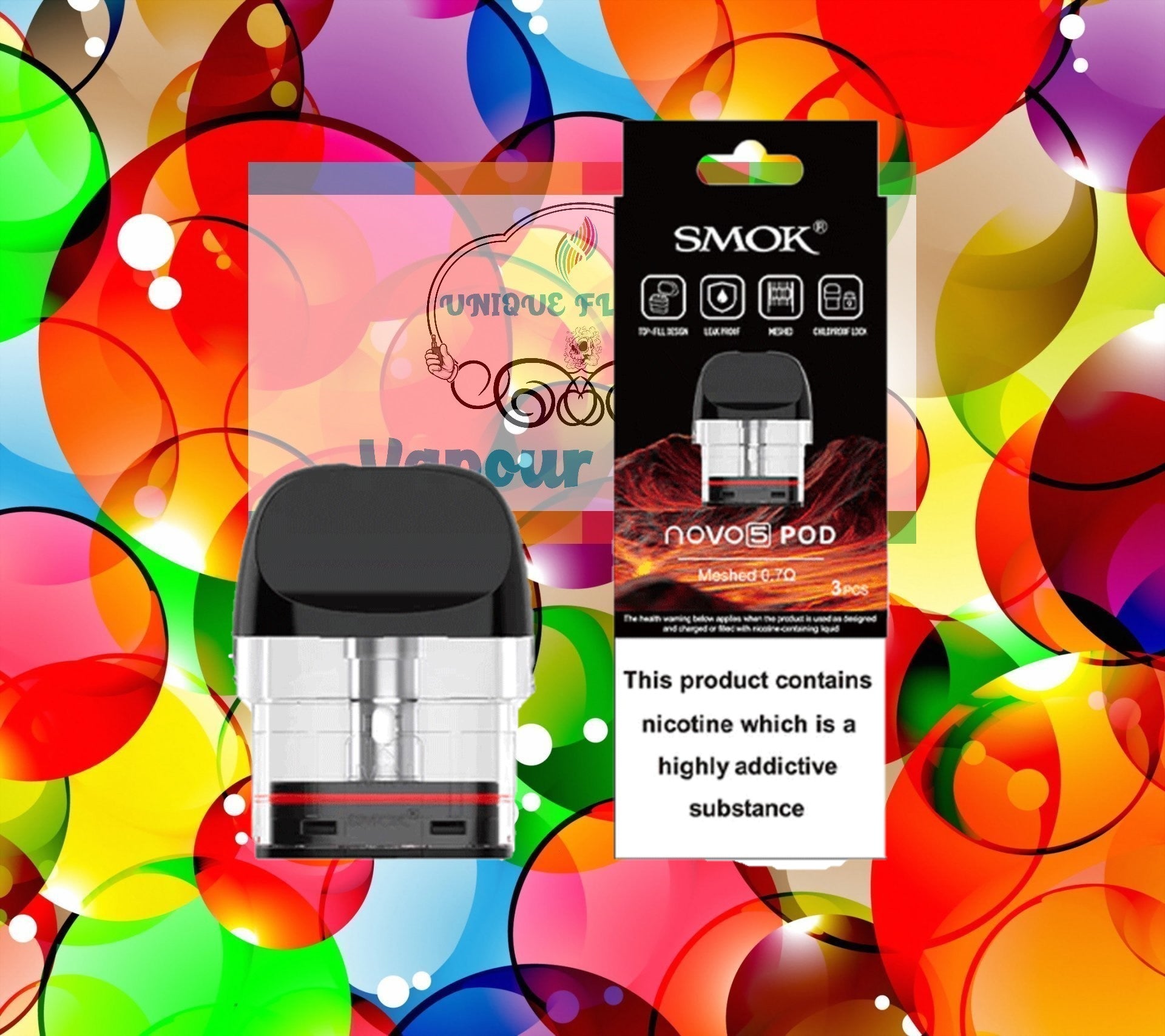 Smok Novo 5 Replacement Pods Unique Flavour Smok Novo 5 Replacement Pods Unique Flavour