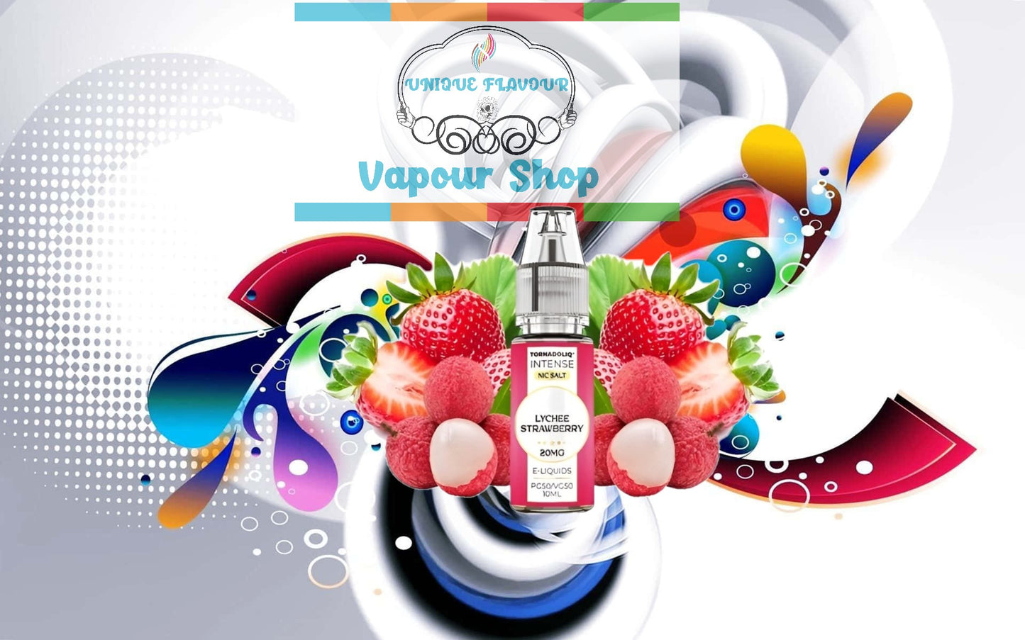 Tornadoliq-Lychee Strawberry Nic Salt