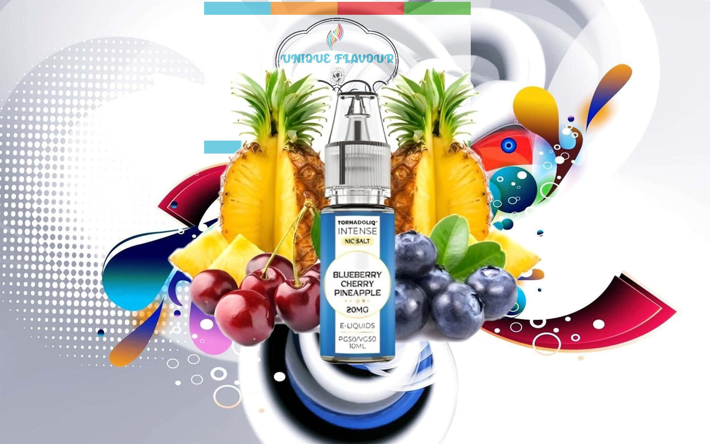 Tornadoliq-Blueberry Cherry Pineapple Nic Salt 10ml