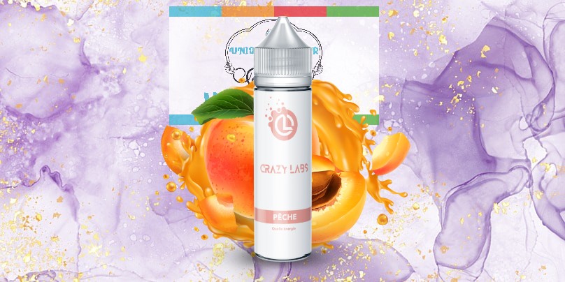Crazy Lab-Peach -Shortfill-0mg