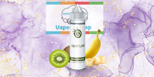 Crazy Labs-Kiwi Banana - Shortfill-0mg