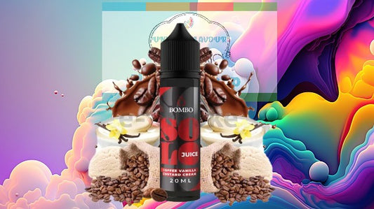 Bombo Solo Juice Coffee Vanilla Custard Cream Flavor Shot Longfill 15/60ml