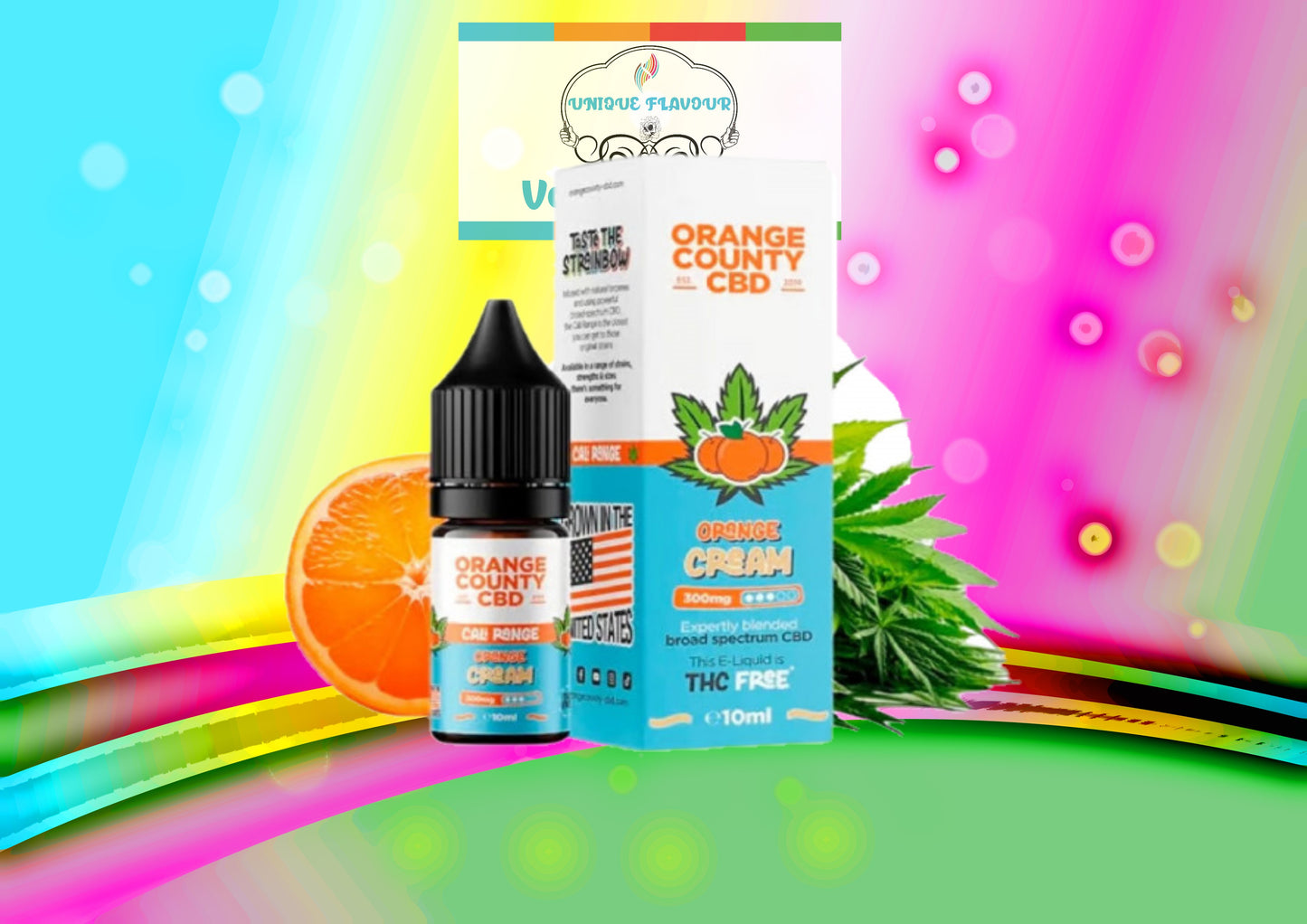 Orange County CBD 10ml-Orange Cream CBD