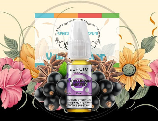 ELFLIQ – Blackcurrant Aniseed – Nic Salt 10ml