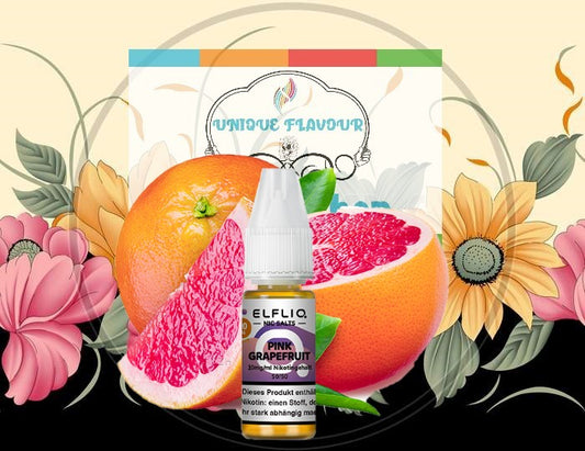 Elfliq   - Pink Grapefruit Nic Salt 10ml