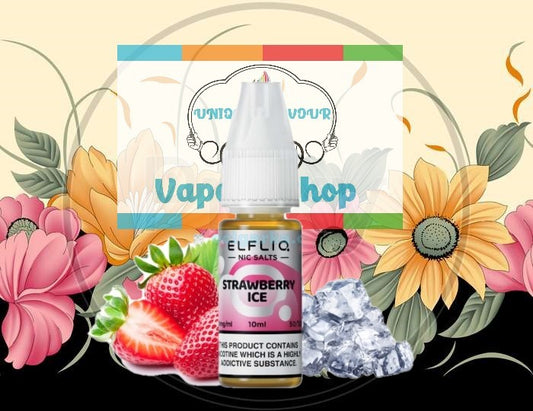 Elfliq- Strawberry Ice Nic Salts 10ml