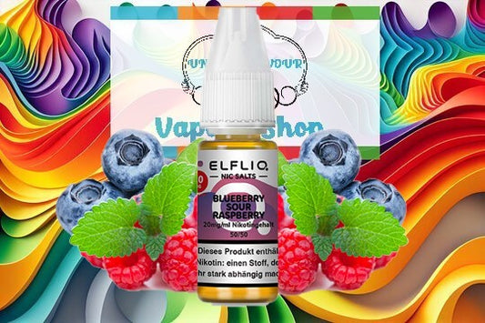 Elfliq -Blueberry Sour Raspberry Nic Salts 10ml