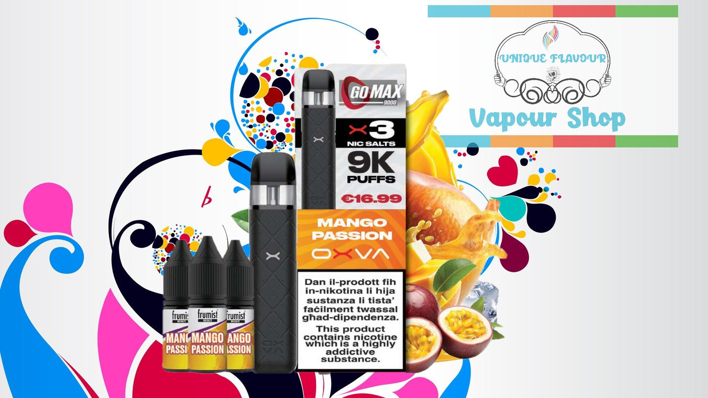 Frumist GoMax 9k Puffs – Mango Passion