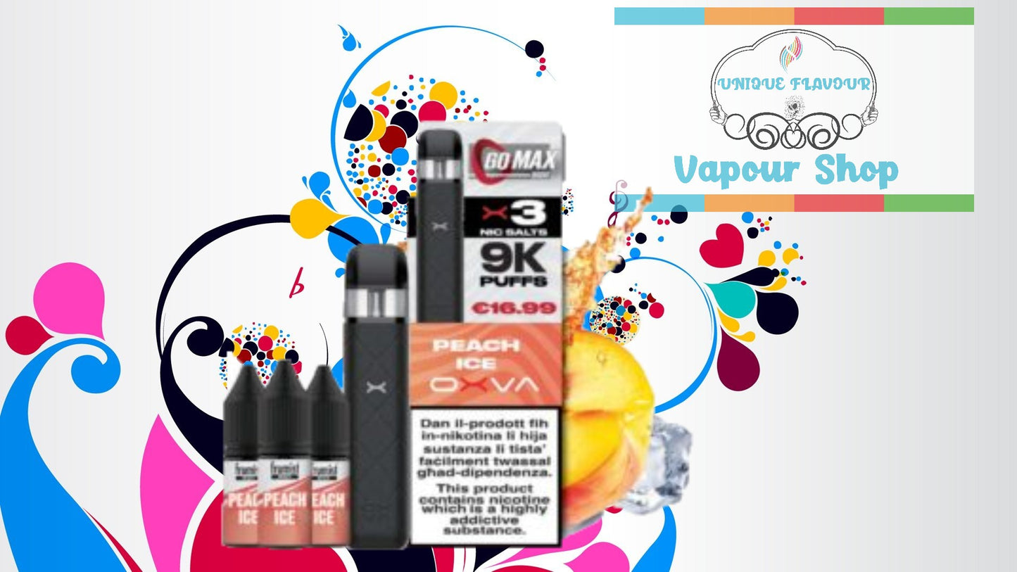 Frumist GoMax 9k Puffs – Peach Ice