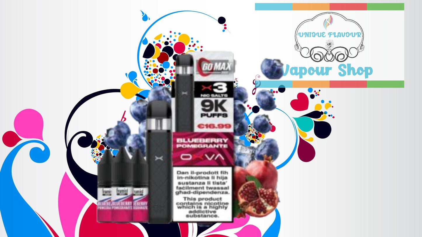 Frumist GoMax 9k Puffs – Blueberry Pomegranate