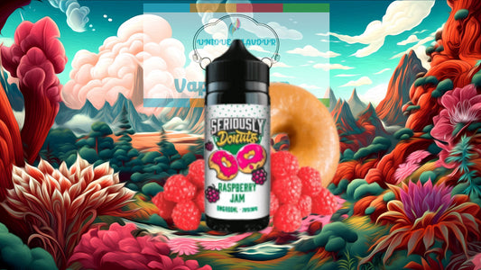 Seriously Donuts-Raspberry Jam Shortfill 100ml