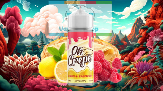 Oh Crepe -Lemon & Raspberry  Shortfill 100ml