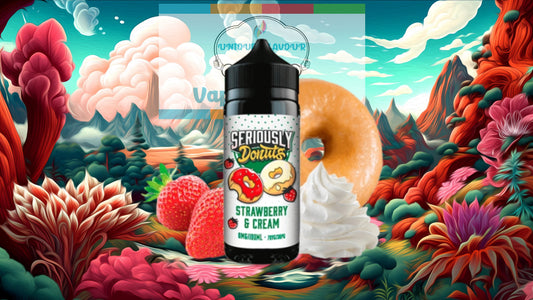 Seriously Donuts-Strawberry & Cream  Shortfill 100ml