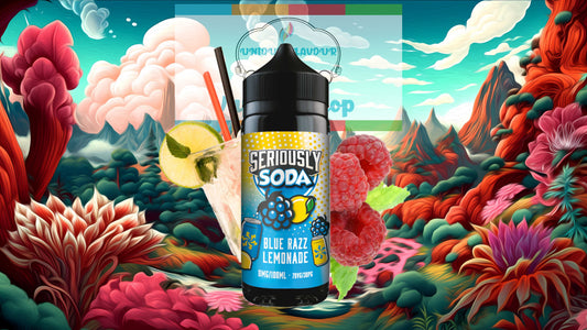 Seriously Soda- Blue Razz Lemonade  Shortfill 100ml