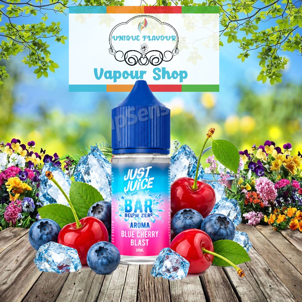 Just Juice Below Zero Blue Cherry Blast 12ml Longfill