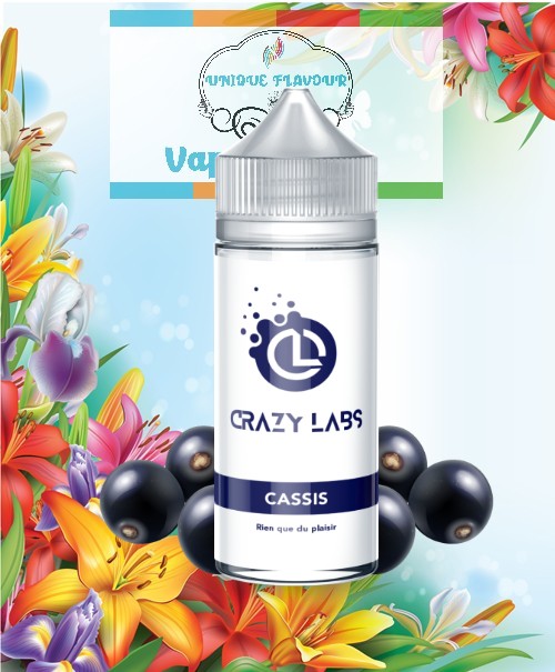 Crazy Labs-Blackcurrant -Shortfill-0mg