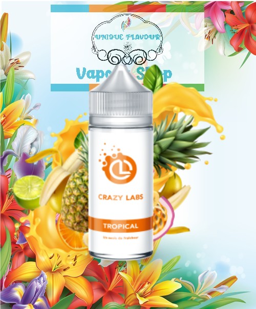 Crazy Labs-Tropical - Shortfill-0mg