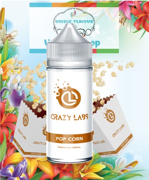 Crazy Labs-Popcorn -Shortfill-0mg