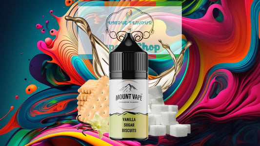 Mount Vape Vanilla Sugar Biscuits  10ml/30ml Flavorshot Longfill