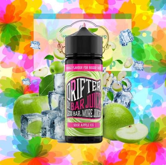 Drifter Bar Sour Apple Ice Shortfill 100ml