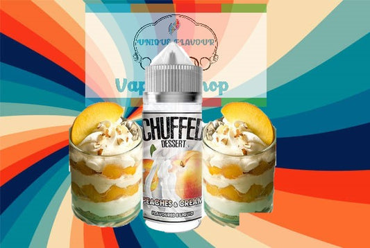 Chuffed Dessert - Peaches and Cream Shortfill 100ml