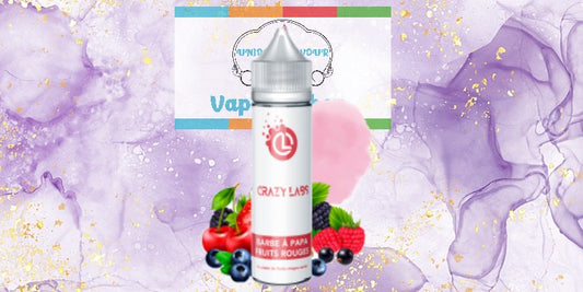 Red Fruits Cotton Candy - 75ML - Crazy Labs Shortfill