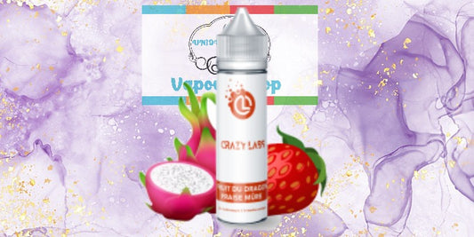 Dragon Fruit Strawberry  Blackberry - 75ML - Crazy Labs Shortfill