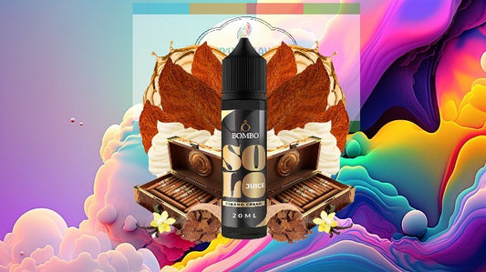 Bombo Solo Juice Cubano Cream Flavor Shot Longfill 15/60ml
