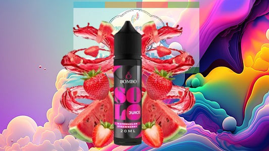 Bombo Solo Juice Watermelon Strawberry Flavor Shot Longfill 15/60ml