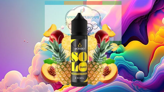 Bombo Solo Juice Pineapple Peach Flavor Shot Longfill 15/60ml